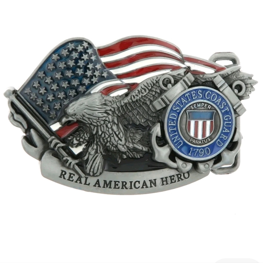 New Coast Guard Navy ARMY AIR FORCE USMC belt buckles available separately